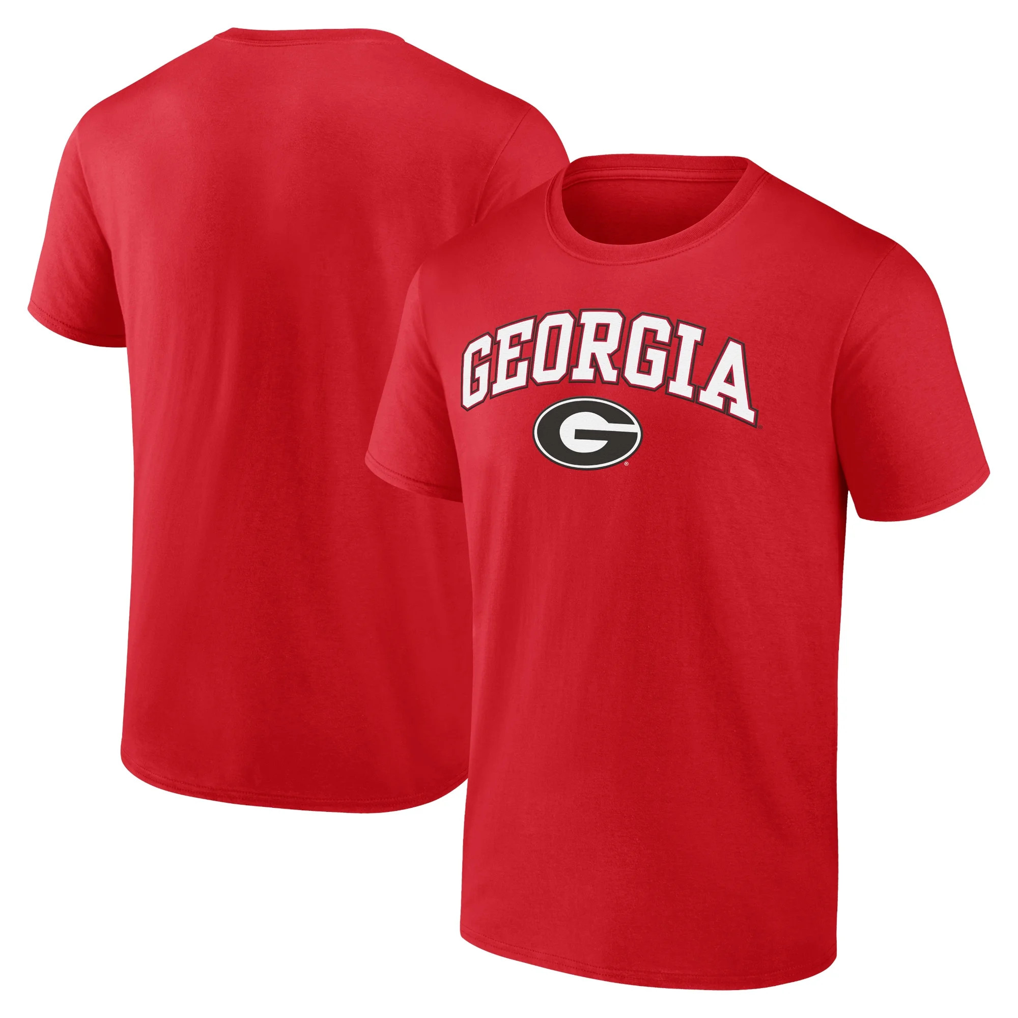 Men's Fanatics Branded Red Georgia Bulldogs Campus T-Shirt | Walmart (US)