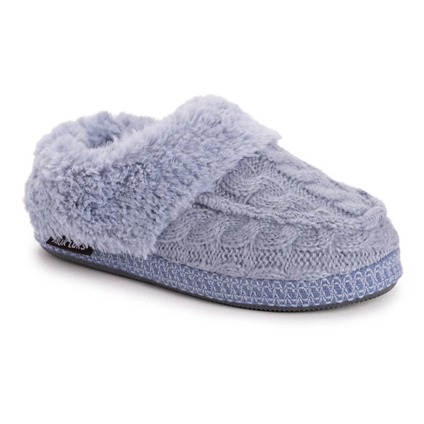 Women's MUK LUKS Moselle Scuff Slippers Large Moonstone | Scheels