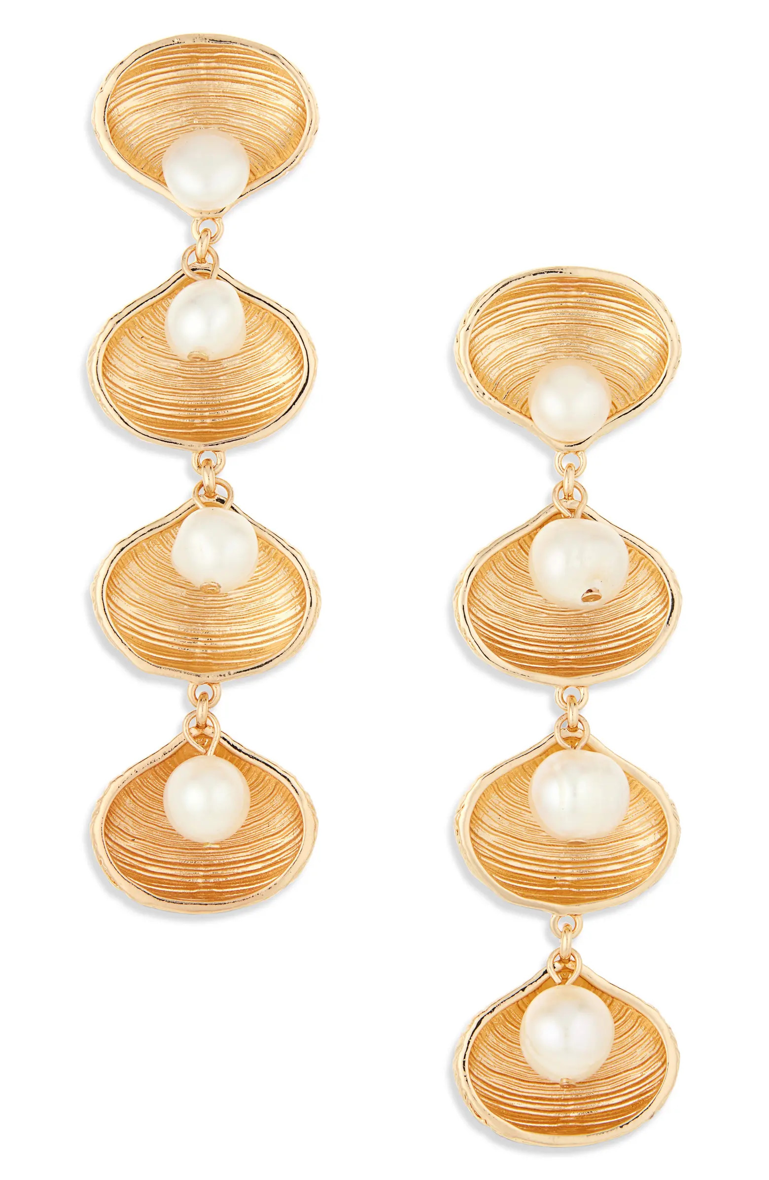 Margaret Freshwater Pearl Statement Drop Earrings | Nordstrom