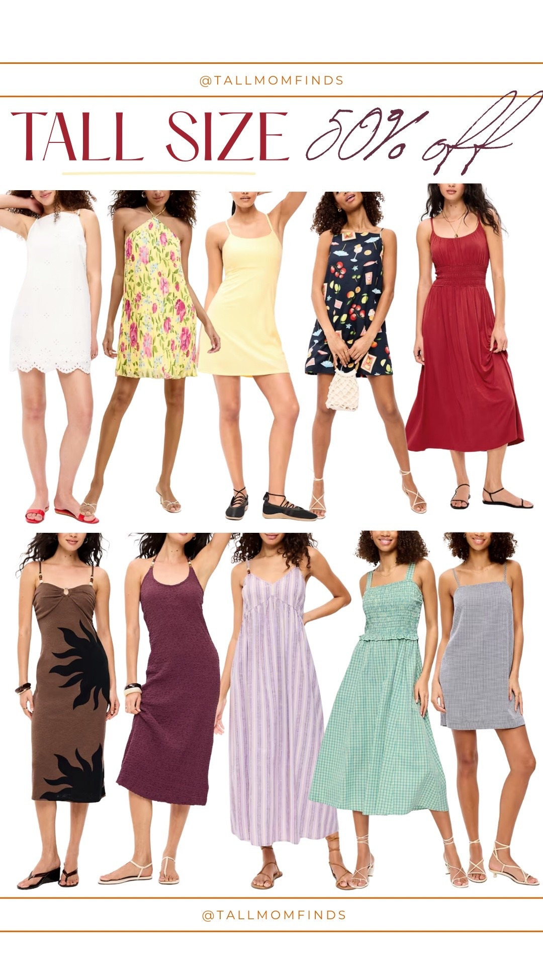 Tall size dresses are all 50% off

Mini dress, maxi dress, vacation dress, athletic dress, Mother’s Day dress, summer dress

#LTKTall #LTKSaleAlert #LTKMidsize