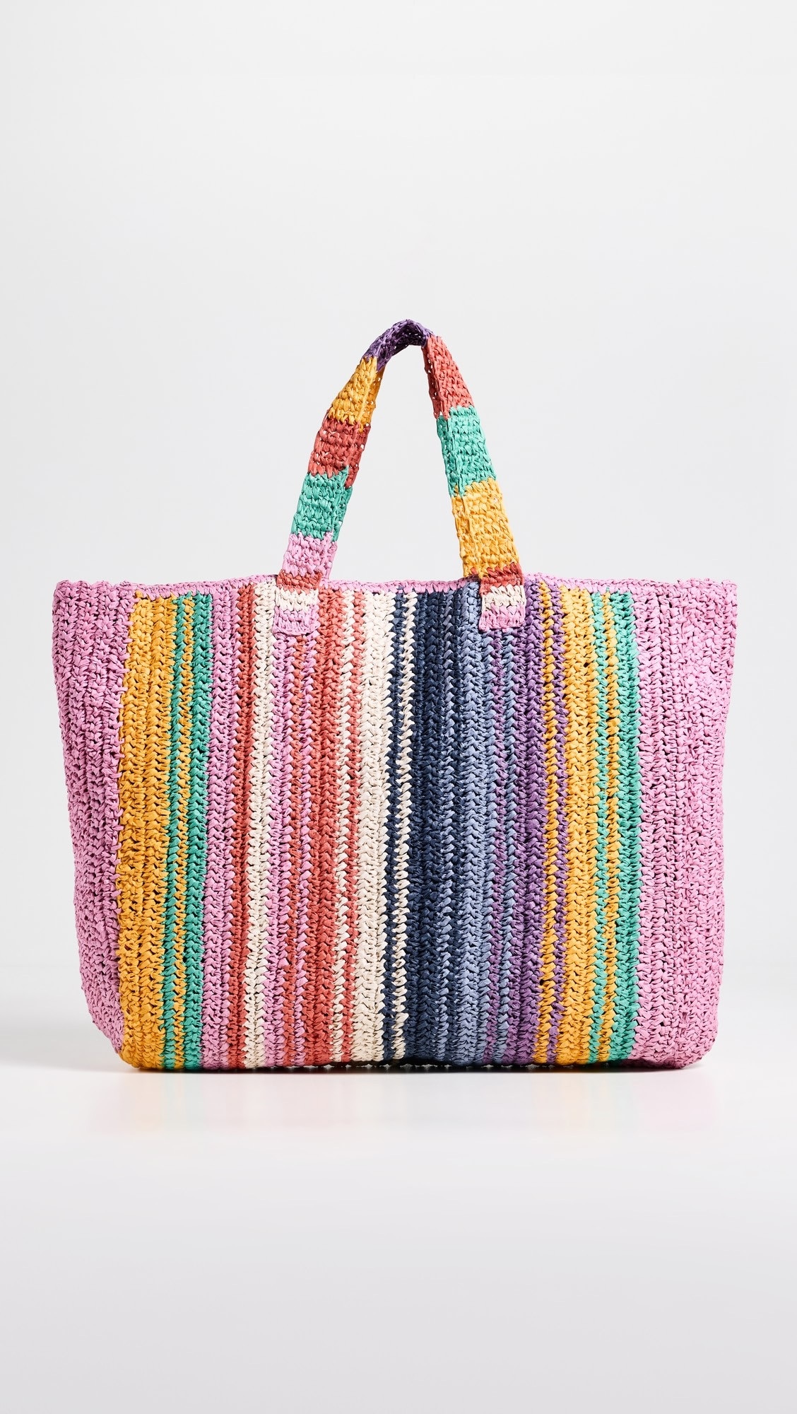 Faherty Straw Stripe Beach Tote | Shopbop | Shopbop