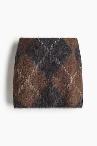 H & M - Minirock aus Mohairmix - Braun - Damen | H&M (DE, AT, CH, NL, FI)