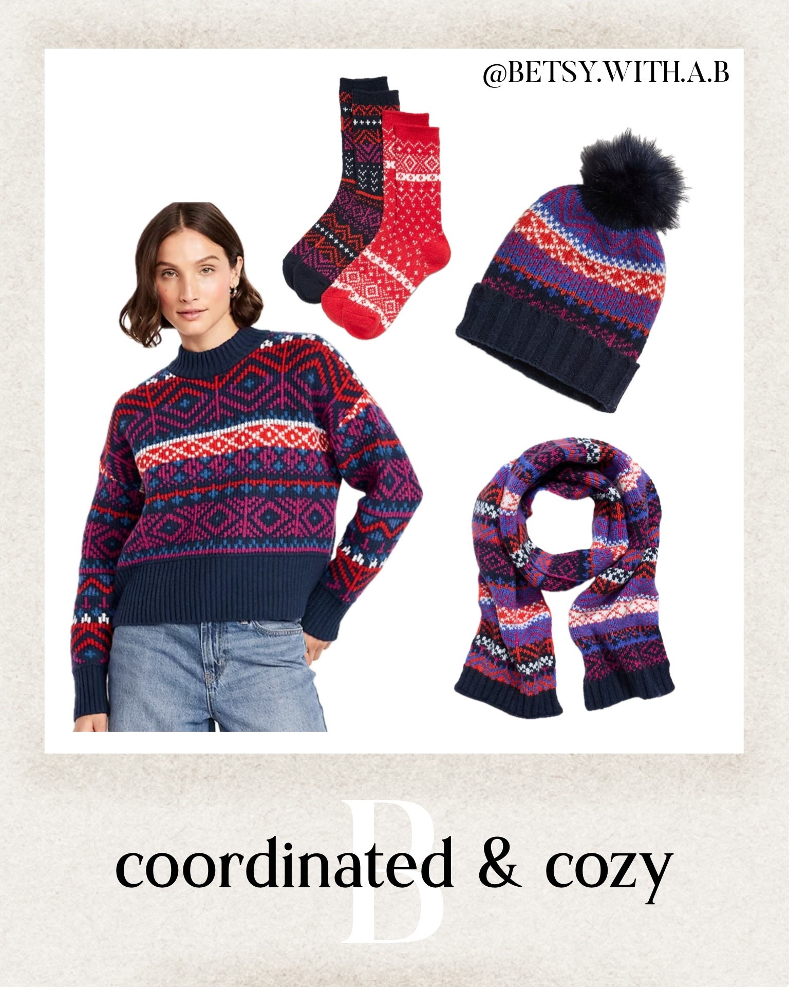 A coordinated & cozy gift idea for the color lover on your list. ❤️💙🩷


#LTKFindsUnder50 #LTKSaleAlert #LTKGiftGuide