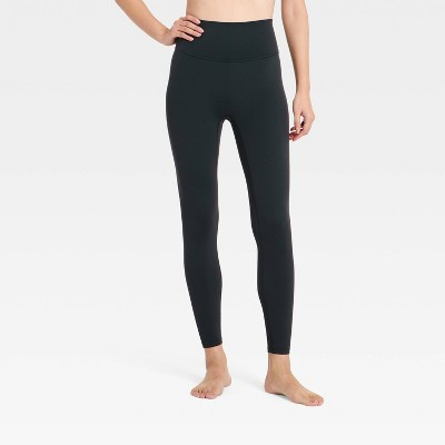 Women's Everyday Soft Ultra High-Rise No Front Seam  7/8 Leggings - All In Motion™ Black L | Target