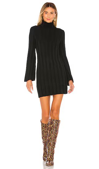 Taytay Sweater Dress in Black | Revolve Clothing (Global)