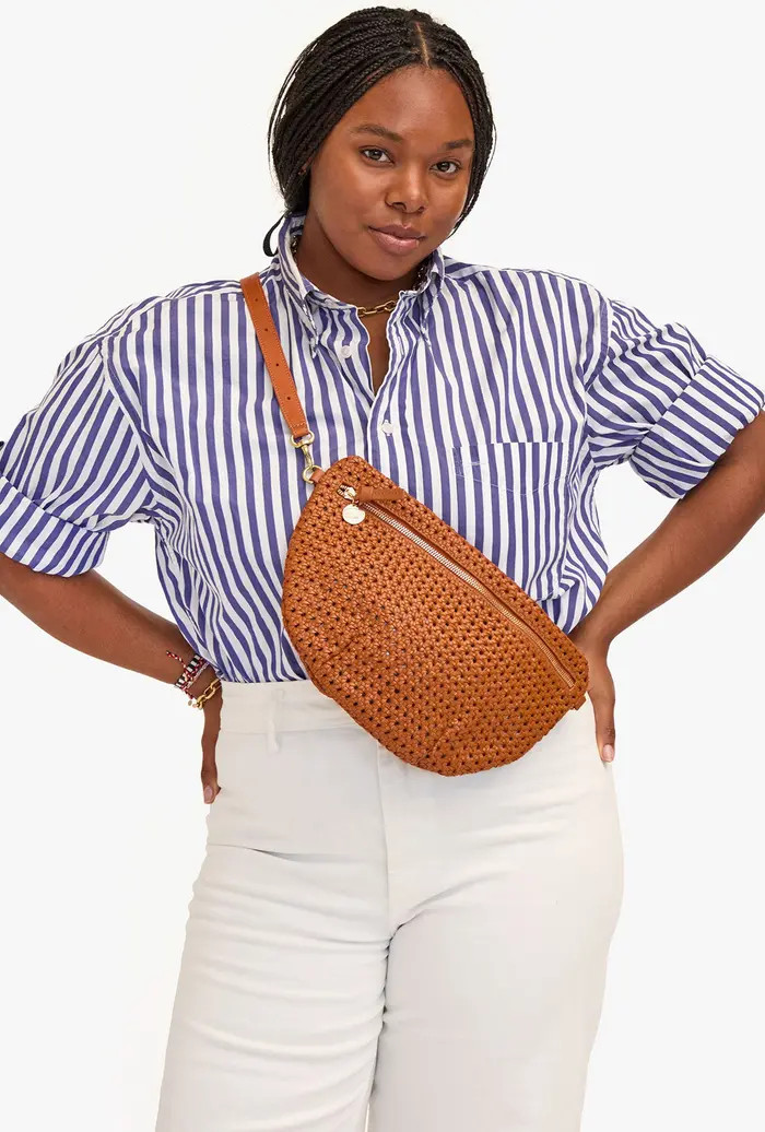 Grande Woven Leather Belt Bag | Nordstrom