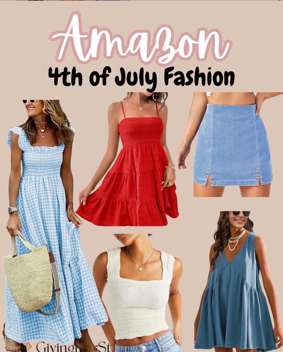 4th of July outfit ideas from Amazon prime 

4th of July, Fourth of July, USA, patriotic outfits, pool party, amazon fashion, amazon outfit idea, red white and blue, white shorts, graphic tshirt, travel, summer ootd

#LTKootd #LTKSeasonal