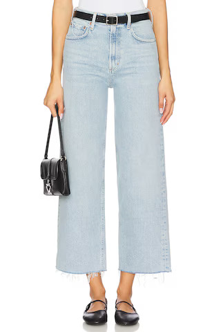 AGOLDE Ren High Rise Wide Leg Jeans in Beam from Revolve.com | Revolve Clothing (Global)