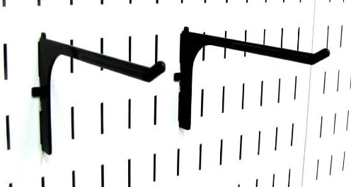Wall Control Pegboard 6in Reach Extended Slotted Hook Pair - Slotted Metal Pegboard Hooks for Wal... | Amazon (US)