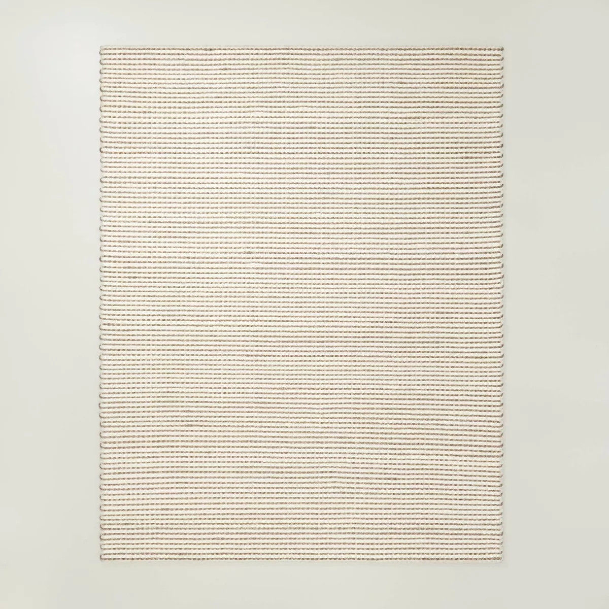 9' x 12' Chunky Stripe Area Rug Gray/Cream - Hearth & Hand™ with Magnolia: Woven, Cotton-Backed... | Target