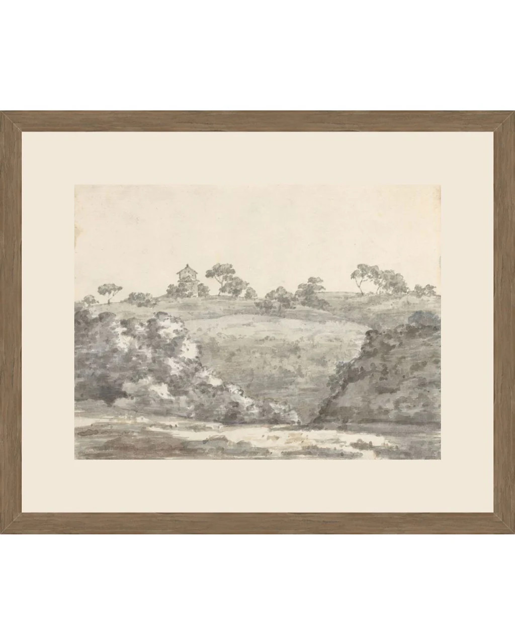 Rustic Countryside Sketch | The Vintage Rug Shop