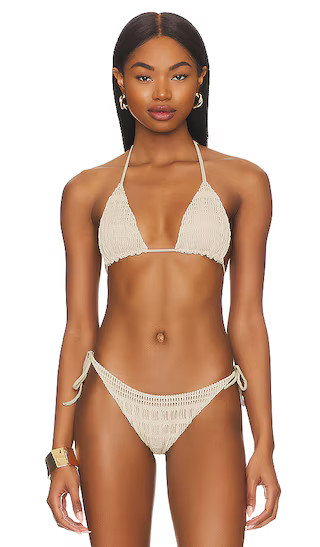 x REVOLVE Fifi Bikini Top in Tayrona Tan | Revolve Clothing (Global)