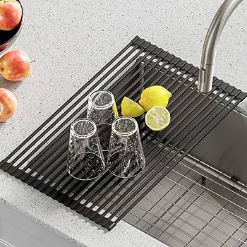 KRAUS Over-Sink Roll-Up Dish Drying Rack, Amazon Kitchen Finds Amazon Essentials Amazon Finds | Amazon (US)