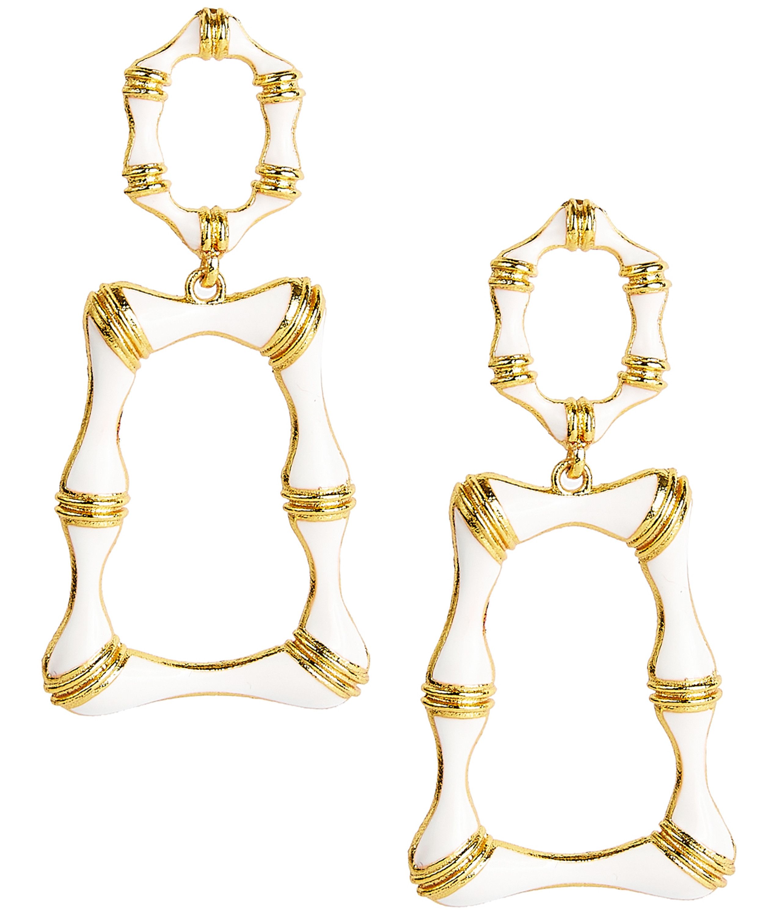 Jordan - Enamel Bamboo - Earrings | Lisi Lerch Inc