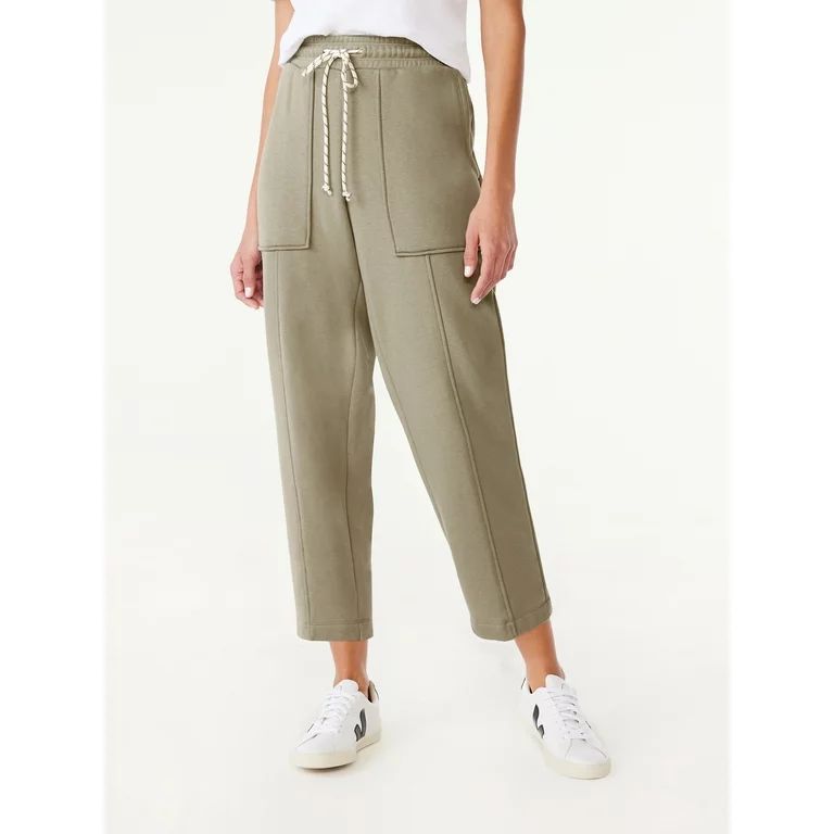 Free Assembly Women's Patch Pocket Sweatpants, 25” Inseam, Sizes XS-XXXL | Walmart (US)