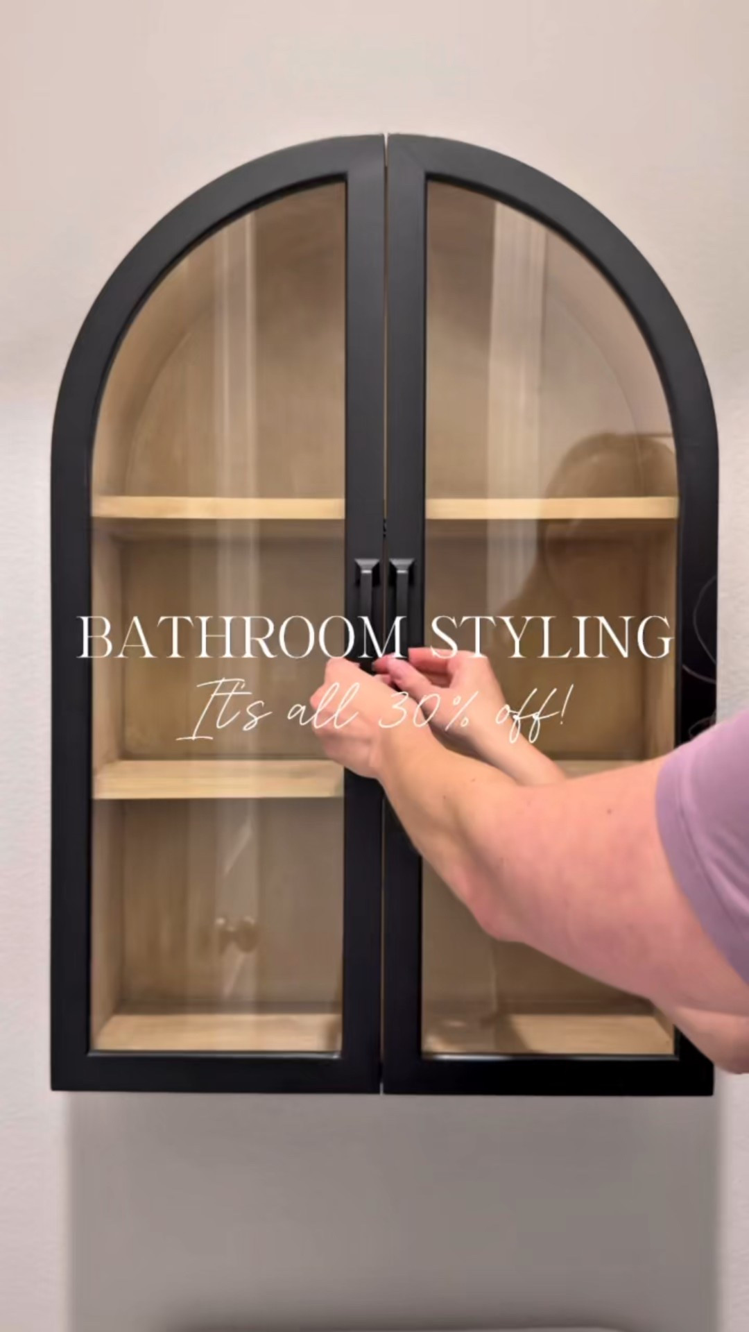 Last day for the SALE on these bathroom finds from Target!! Shelf styling, bathroom organization, soap dispensers, waffle towels, bathroom shelving, bathroom inspo 

#LTKHome #LTKWatchNow #LTKSaleAlert