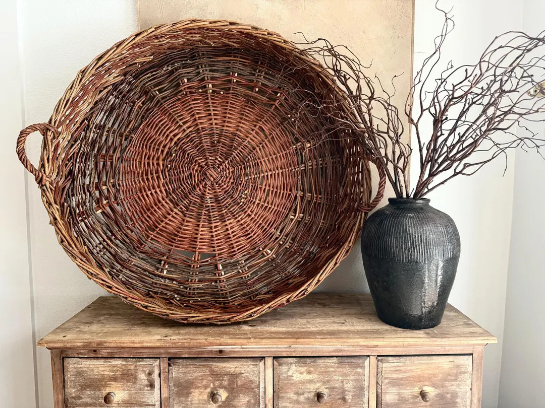 XL French Basket - Etsy | Etsy (US)