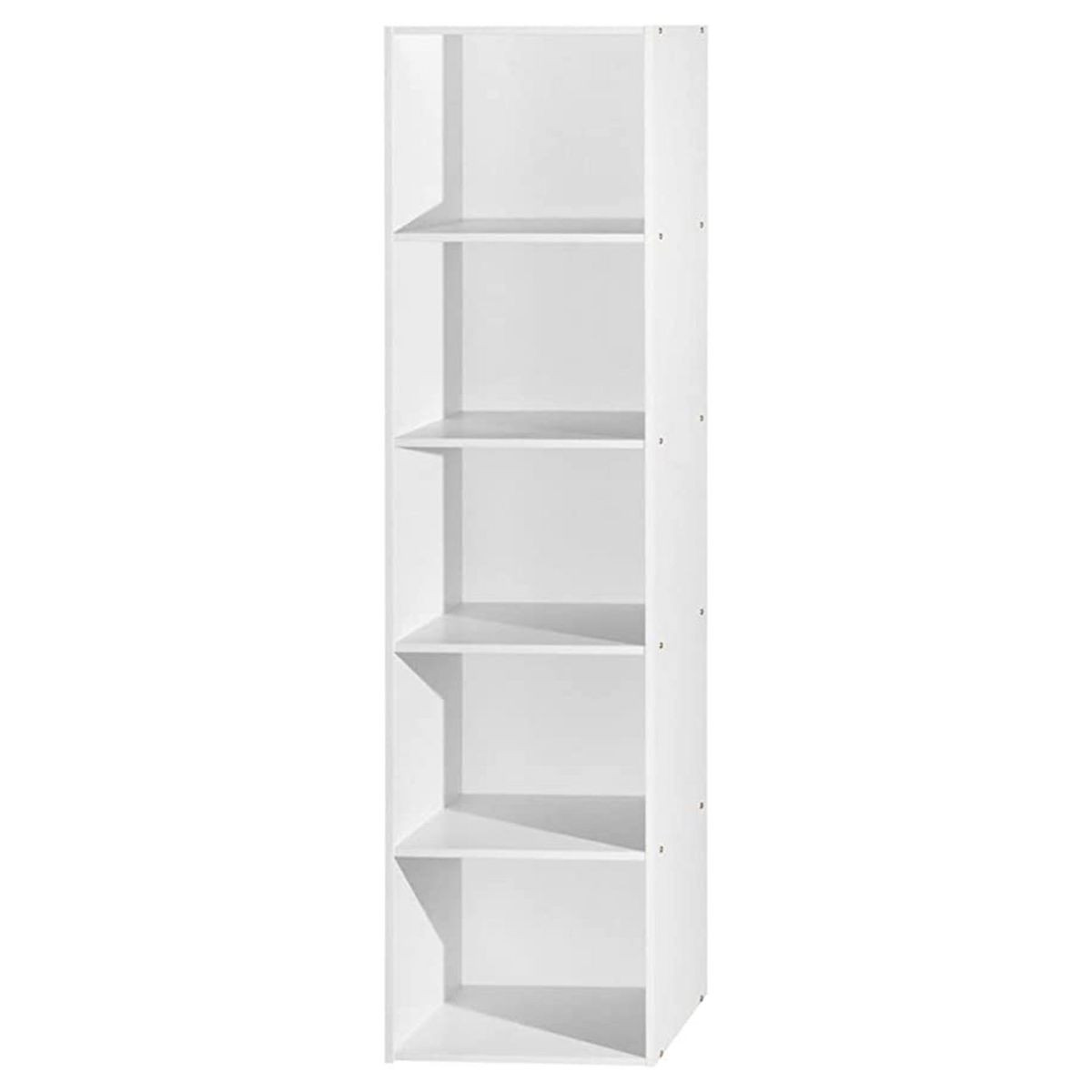 Hodedah 12 x 16 x 60 Inch 5 Shelf Bookcase and Office Organizer Solution for Living Room, Bedroom... | Target