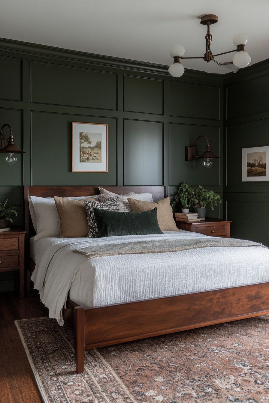 I absolutely love this look! The dark wood with the dark green bedroom! 😍😍

#LTKHome #LTKStyleTip #LTKSaleAlert