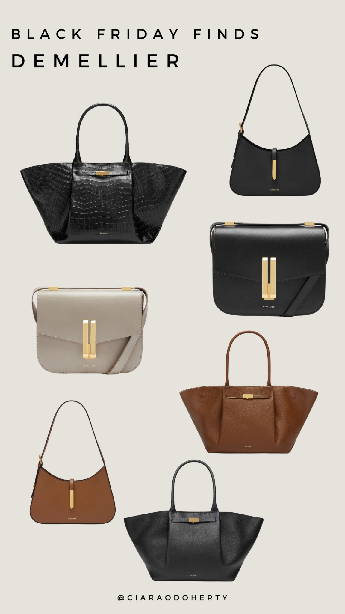 Demellier handbags 20% off 🖤Black Friday finds 

#LTKluxury #LTKbag #LTKCyberWeek