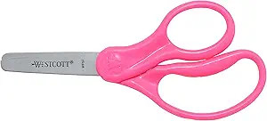 Westcott Classic Kids Scissors, Blunt Tip, 5 Inch, Neon Pink (15967)             
              A... | Amazon (US)