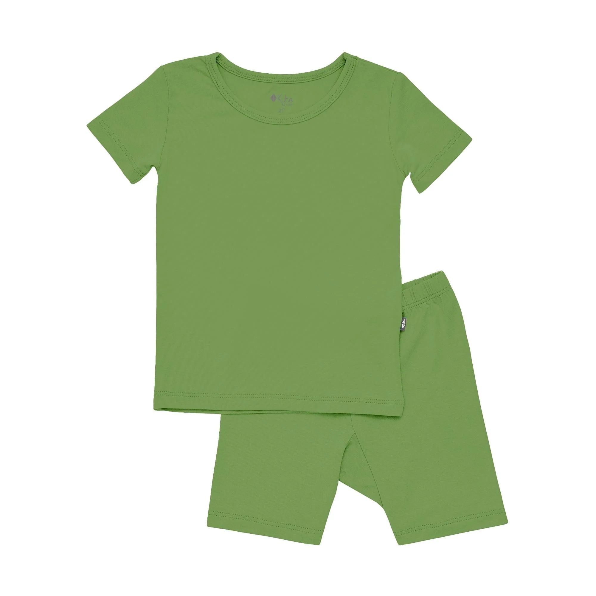 Short Sleeve Toddler Pajama Set in Palm | Kyte BABY