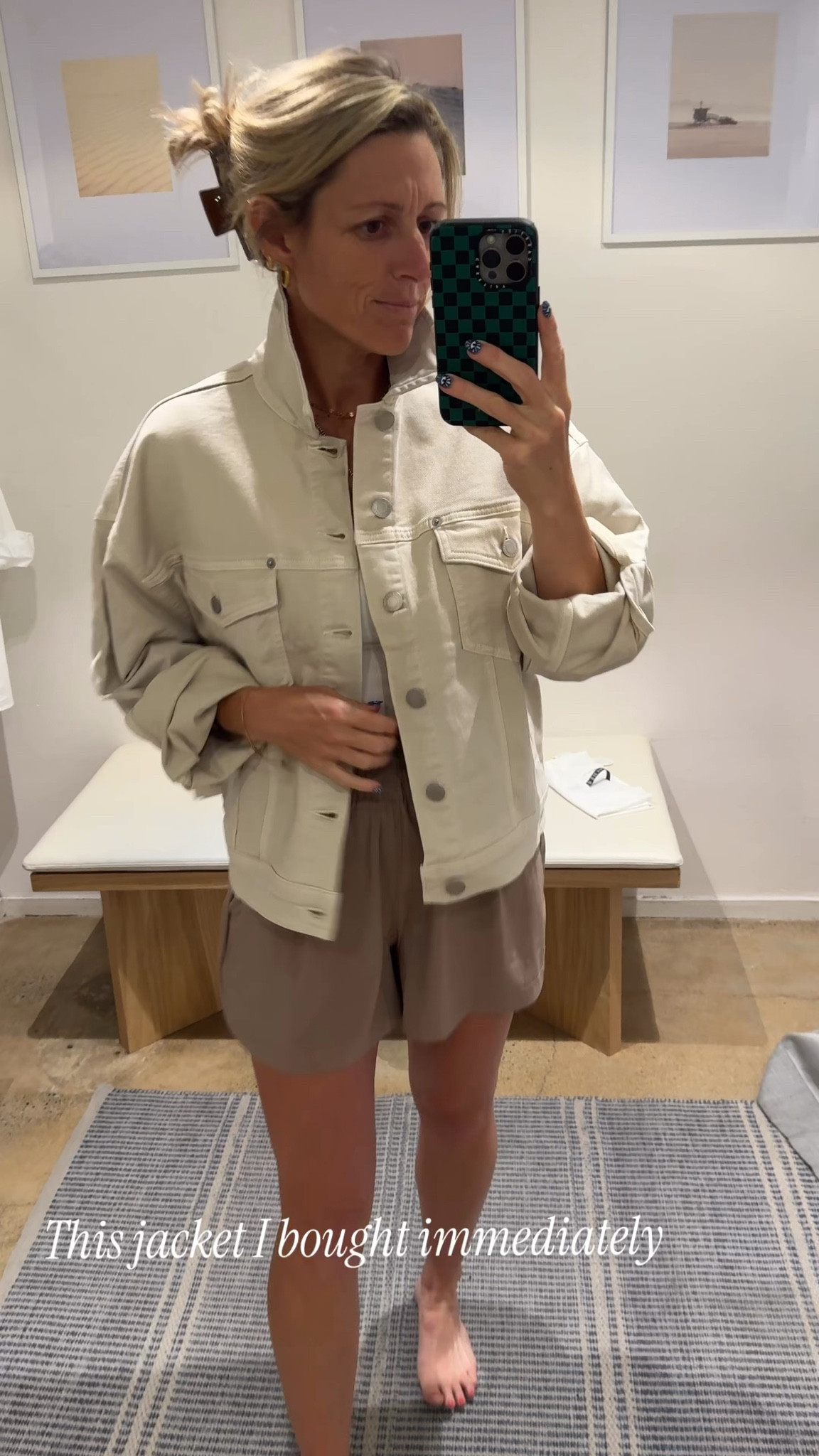 Vuori just stepped into the denim space and it's so good!  Bought this denim jacket for spring and summer!  

#springoutfits #denimjacket #summeroutfit 

 #LTKootd #LTKmomlife #LTKOver40