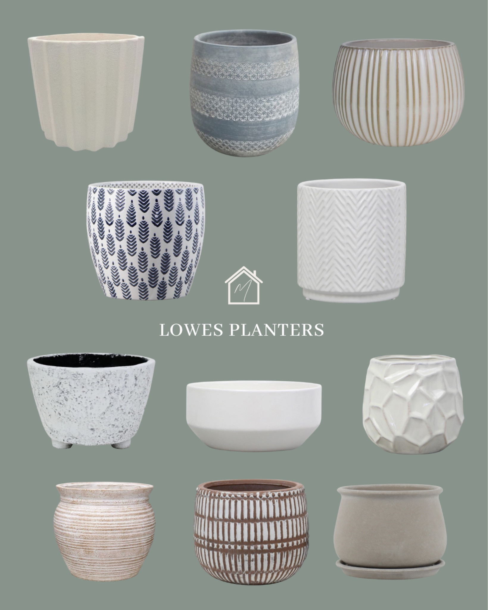 Spring is on the way! These are some of my favorite planters from Lowe’s 🪴 

#LTKhome #LTKFind #LTKSeasonal