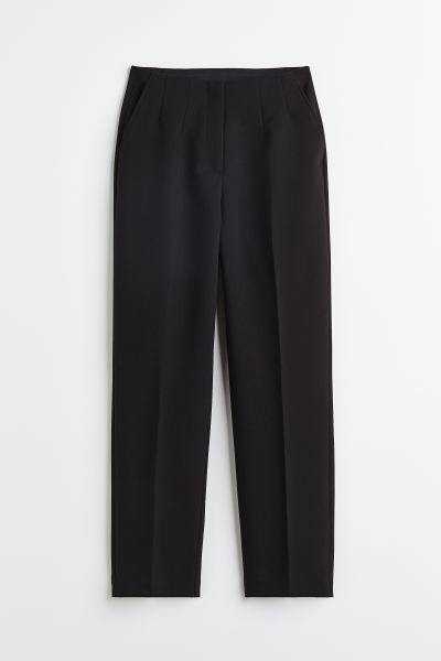 Tapered Pants - Black - Ladies | H&M US | H&M (US + CA)