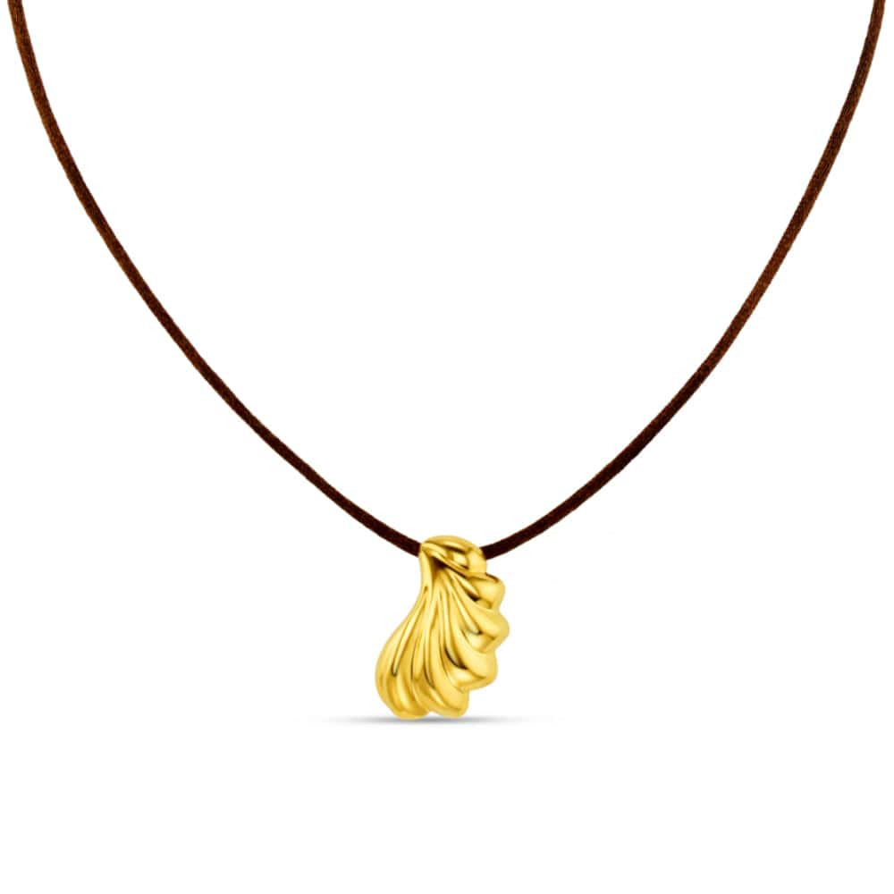 LUXE Shell Pendant Cord Necklace | Orelia