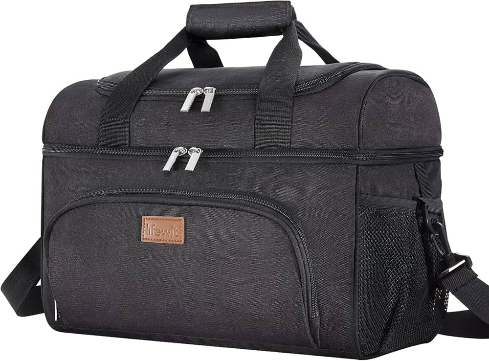 Lifewit Insulated Cooler Bag, 32/48 Can Large Leakproof Beach Cooler, Lightweight Portable Double... | Amazon (US)
