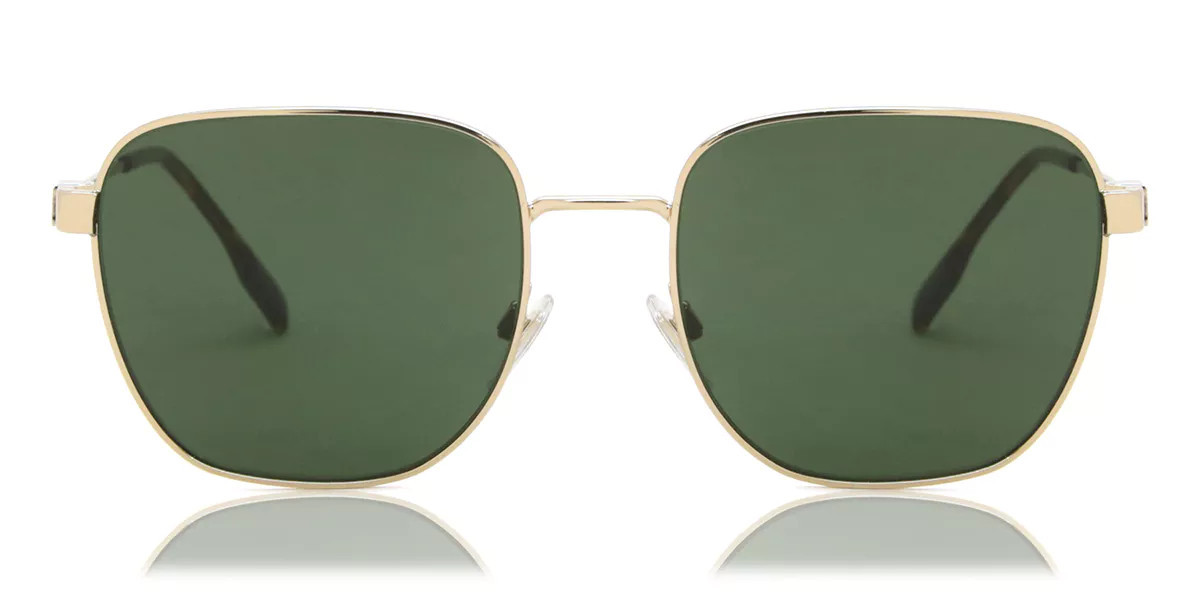 Burberry BE3142 DREW Asian Fit 110971 Men's Sunglasses Gold Size 55 | SmartBuyGlasses Global