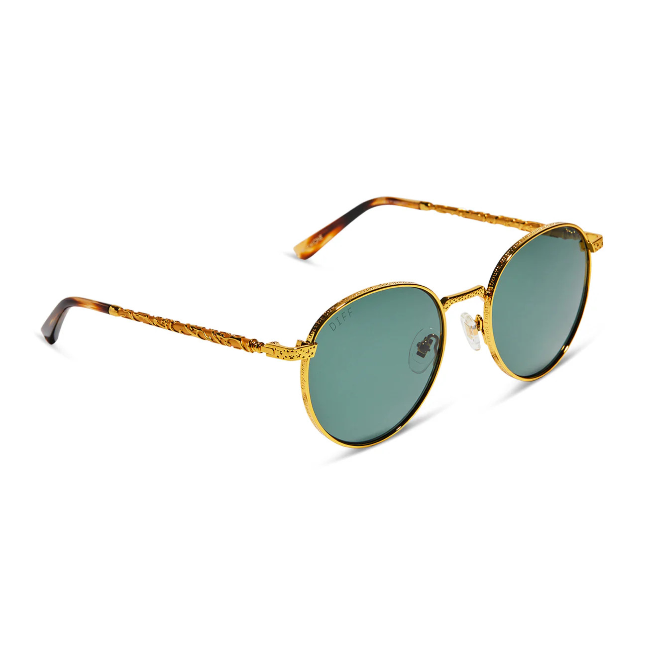 COLOR: gold grey sunglasses | DIFF Eyewear