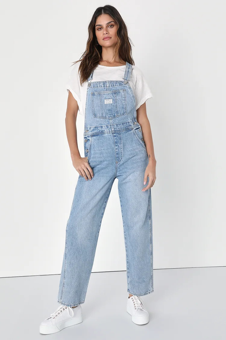 Vintage Medium Wash Overalls | Lulus (US)