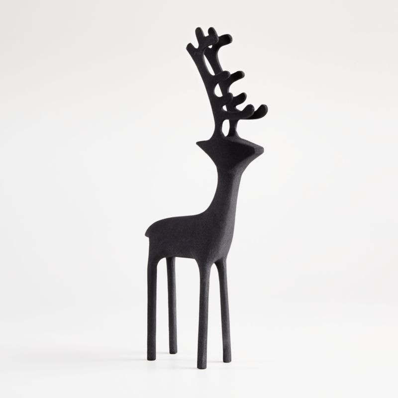 21" Zinc Reindeer + Reviews | Crate and Barrel | Crate & Barrel