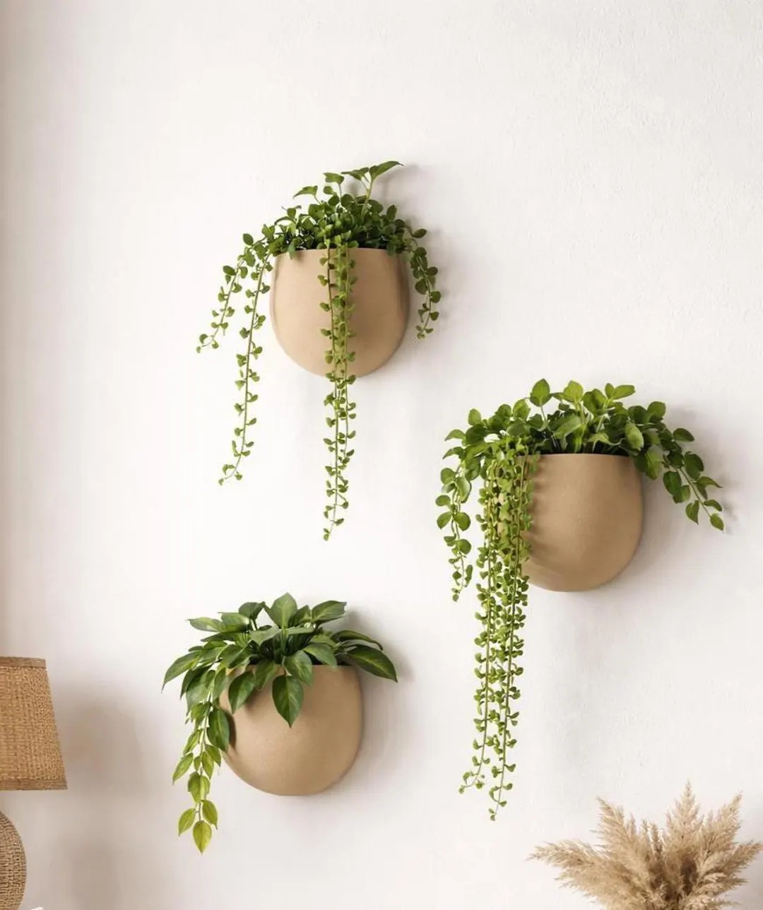 Wall Planters: Biophilic Pebble Decor, Set of 3 | Etsy (Global)