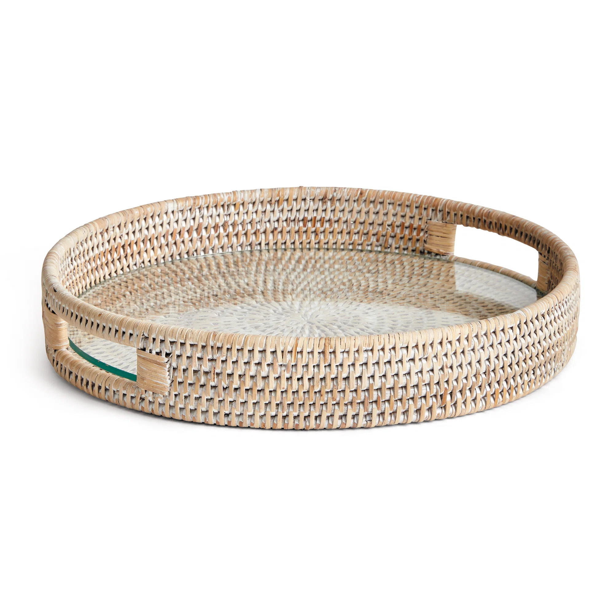 Mariska Round Glass Tray | Birch Lane