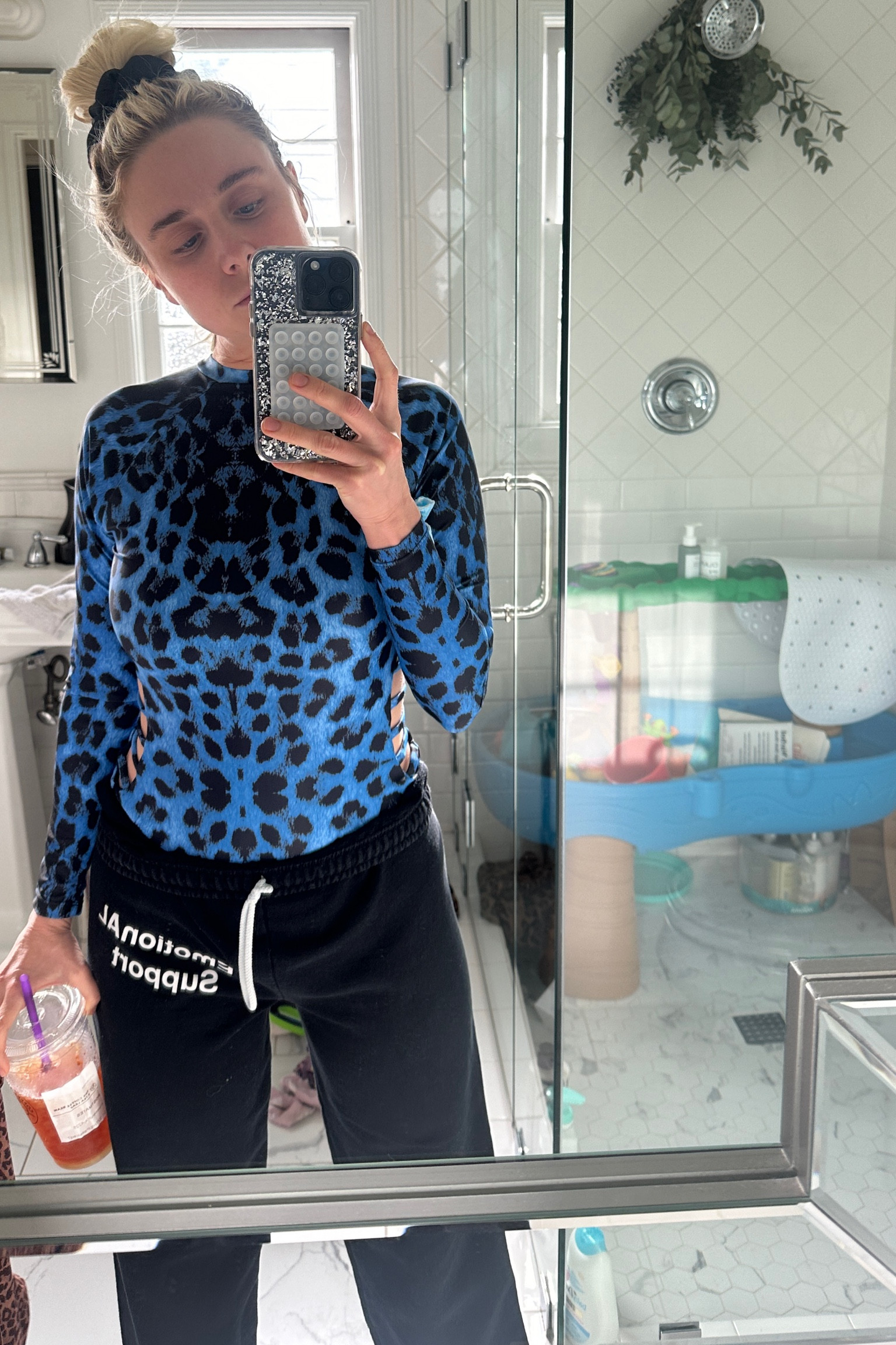 Yes that’s Lady’s water table in the shower. Helps me shower peacefully and helps Lady stayed entertained while not having to be outside if the weather is bad!

#LTKSeasonal #LTKkids #LTKswim