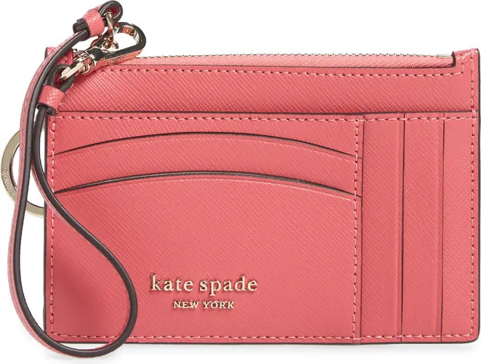 spencer leather wristlet card case | Nordstrom