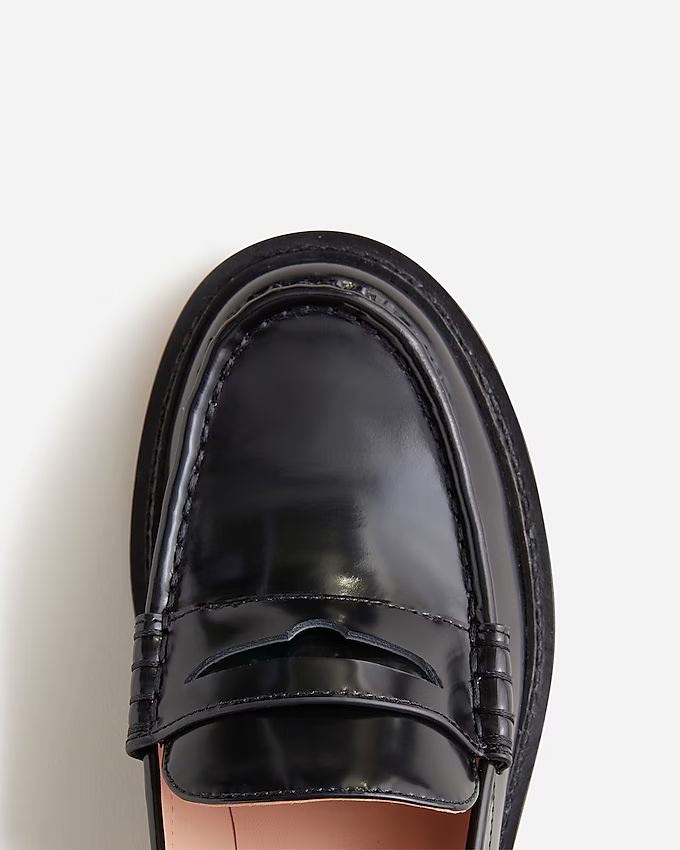 Coin loafers in spazzolato leather | J.Crew US