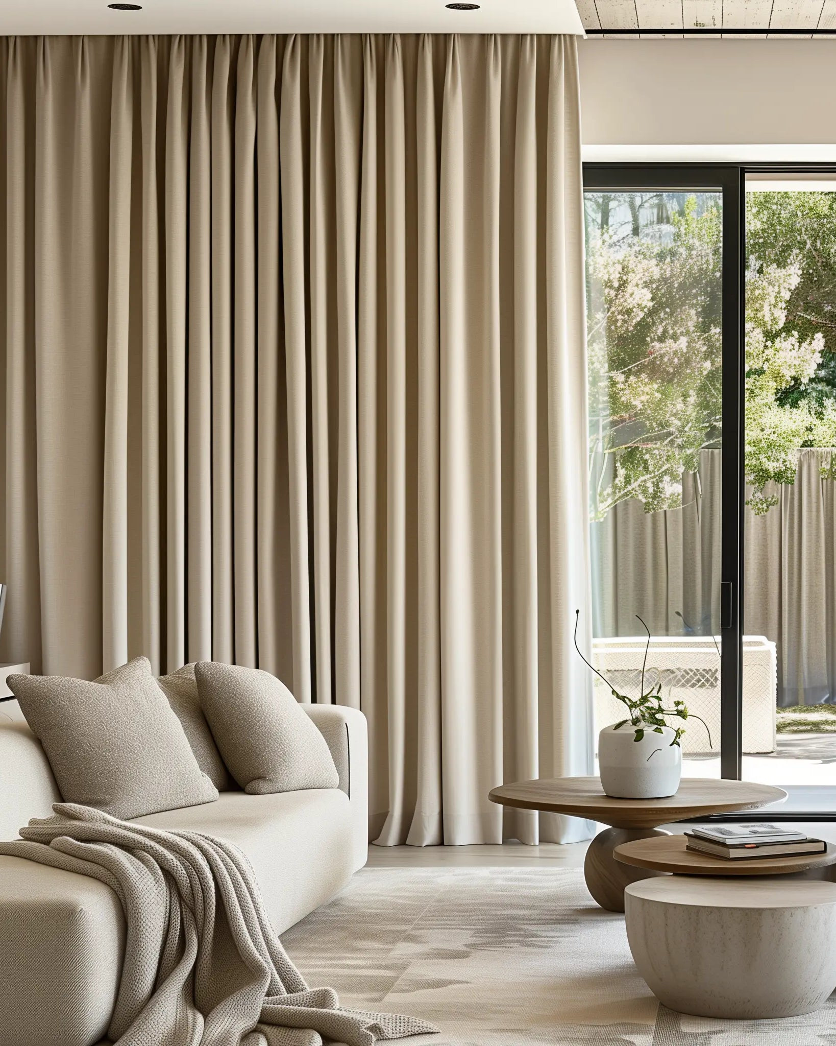 Lena Linen Pleated Drapery| Cozyology Curtains | Cozyology