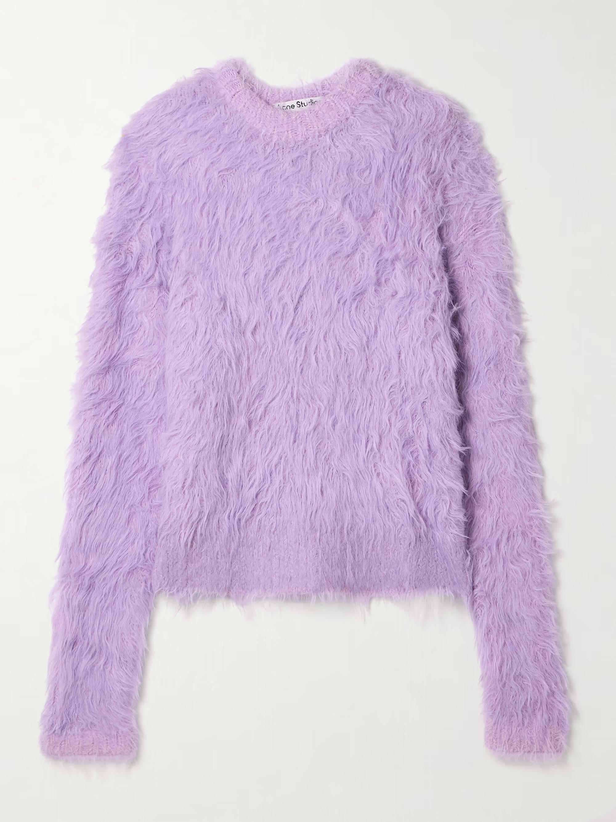Brushed knitted sweater | NET-A-PORTER (US)