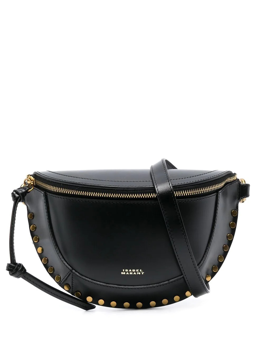 ISABEL MARANT Skano leather belt bag - Black | Farfetch Global