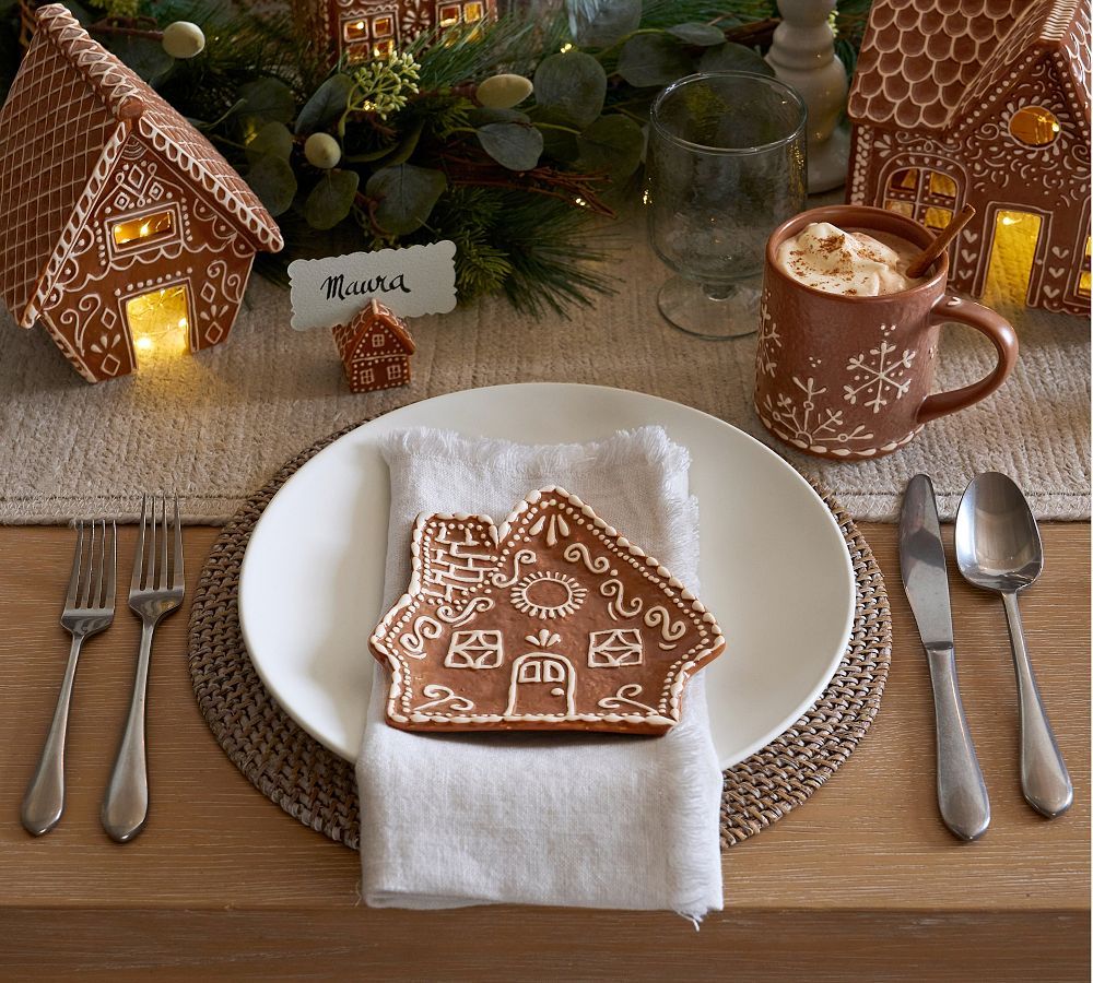 Gingerbread Mugs - Set of 2 | Pottery Barn (US)