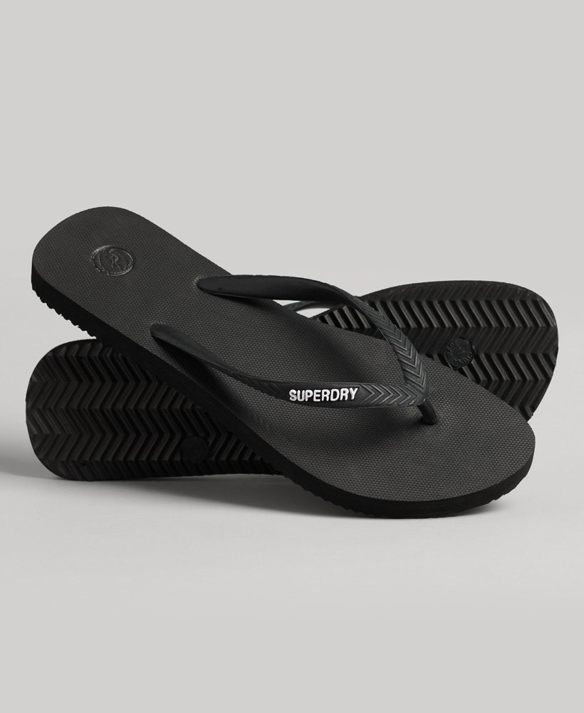 Womens - Vintage Classic Flip Flops in Black | Superdry | Superdry (UK)