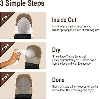 RED By Kiss Lace Tinting Spray, Quick Dry & Skin Tone Matching for Lace Wig, Transfer-proof, No S... | Amazon (US)