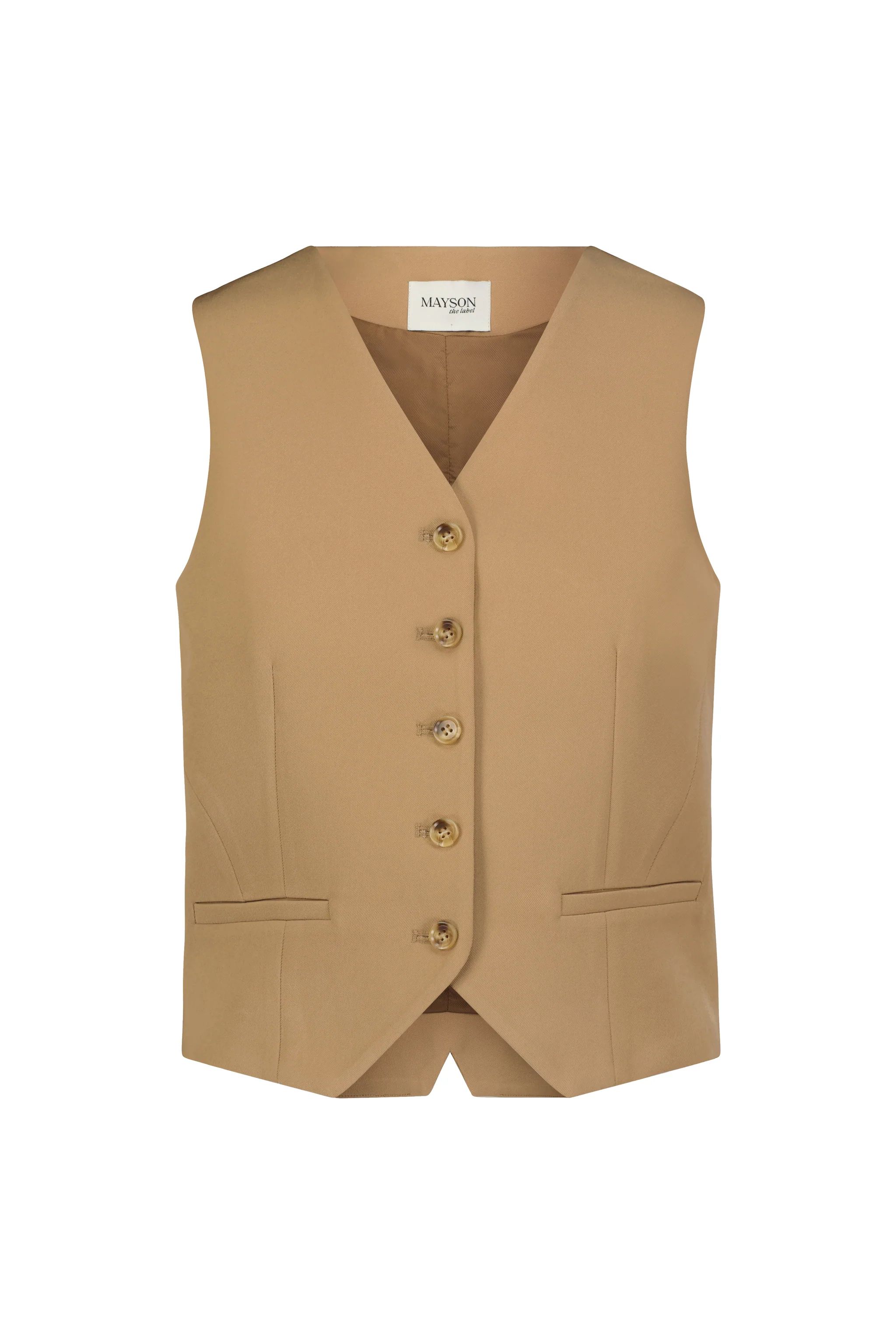 Tailored Twill Vest | MAYSON the label
