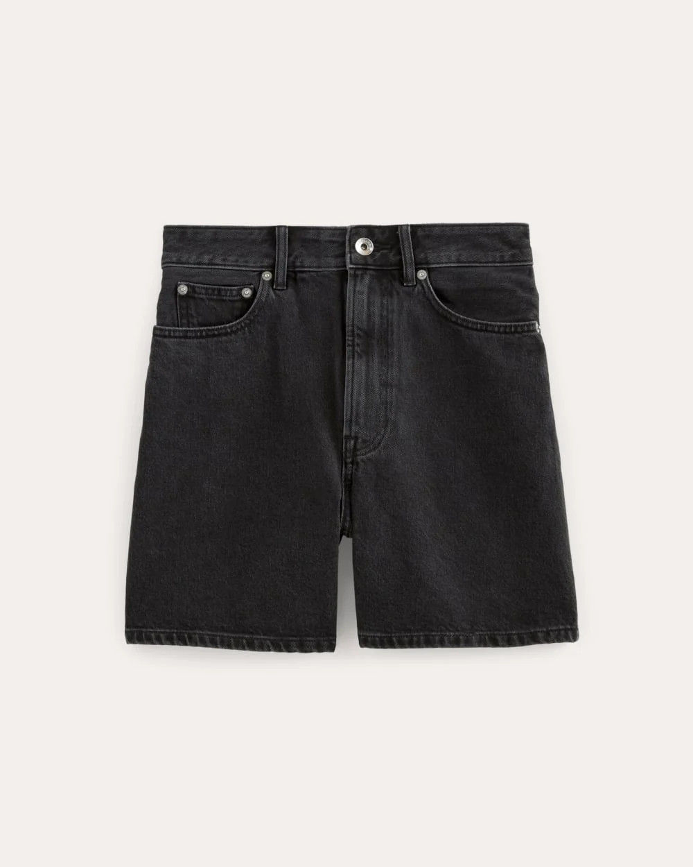 The A-Line Denim Short | Washed Black | Everlane