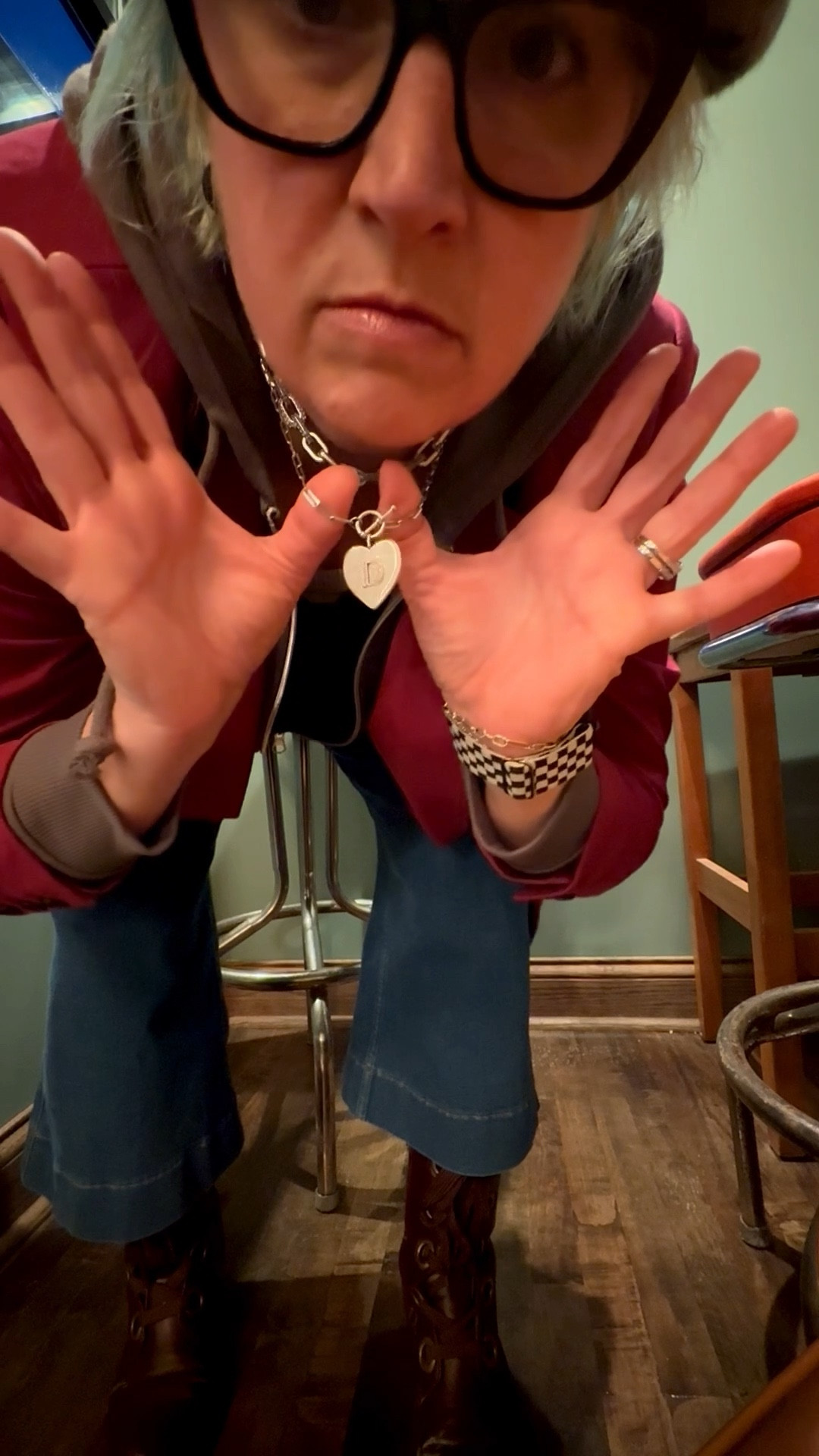 Winter outfit check and some heart jewelry perfect for Valentines.

#LTKdayinmylife #LTKootd #LTKValentine