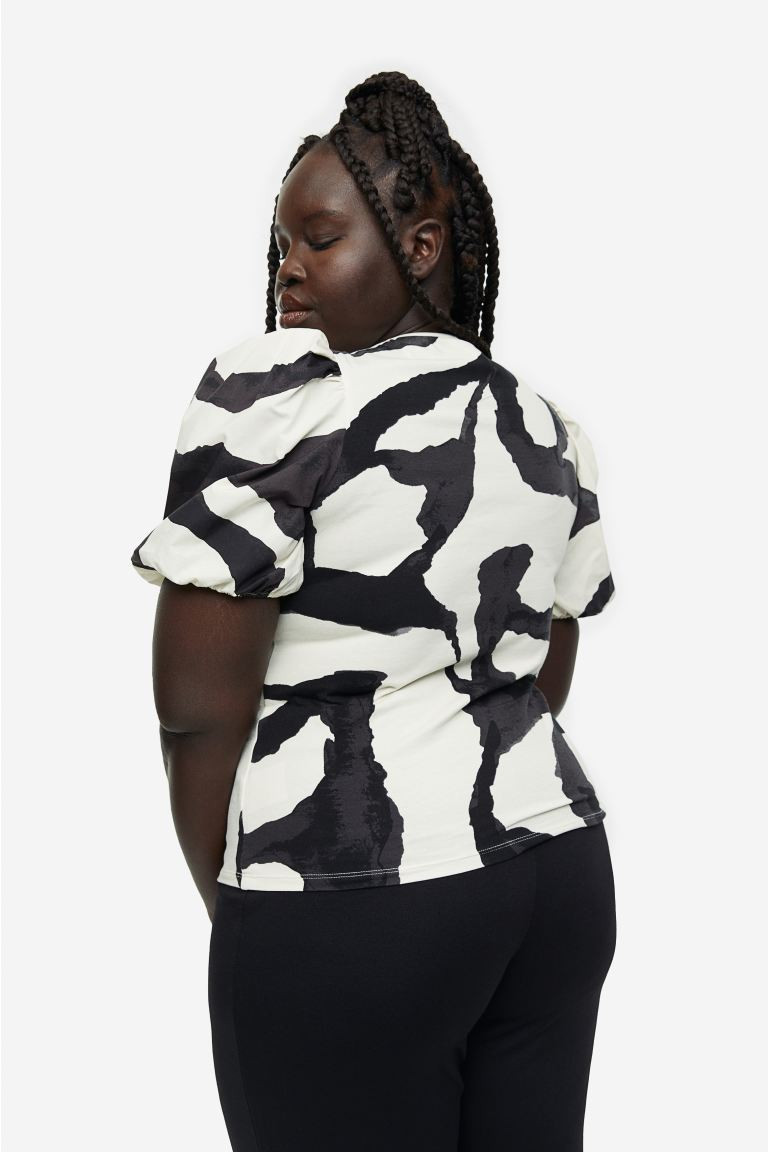 Puff-sleeved Top | H&M (US + CA)